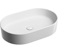Умывальник-чаша накладная Ceramicanova Element овальная, 608х385х122 мм CN6048