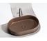 Умывальник-чаша накладная Ceramicanova Element овальная, цвет темно-коричневый матовый, 608х385х122 мм CN6048MDB 2