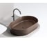 Умывальник-чаша накладная Ceramicanova Element овальная, цвет темно-коричневый матовый, 608х385х122 мм CN6048MDB 4