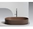Умывальник-чаша накладная Ceramicanova Element овальная, цвет темно-коричневый матовый, 608х385х122 мм CN6048MDB 7