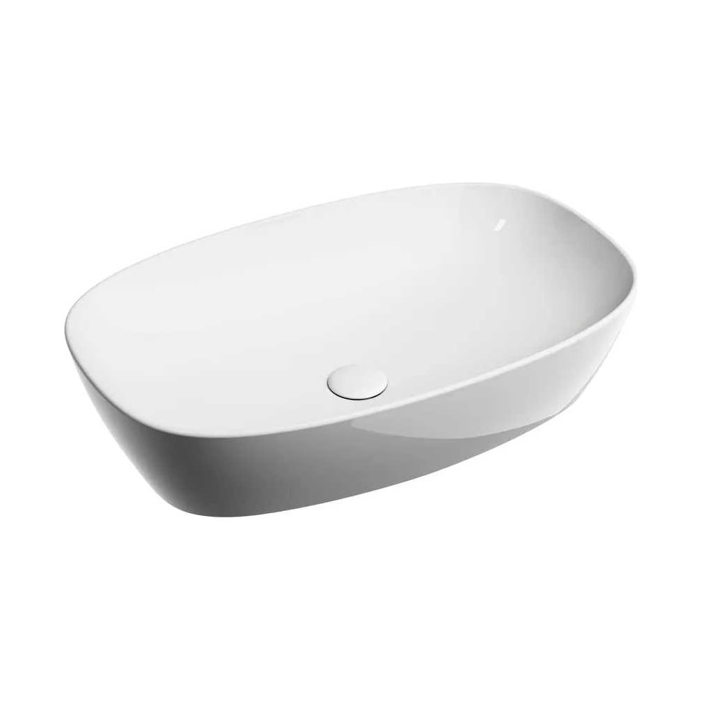 Умывальник-чаша накладная Ceramicanova Element овальная, 600х380х138 мм ...