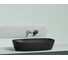 Умывальник-чаша накладная Ceramicanova Element овальная, цвет черный матовый, 600х380х138 мм CN6049MB 4
