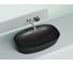 Умывальник-чаша накладная Ceramicanova Element овальная, цвет черный матовый, 600х380х138 мм CN6049MB 8