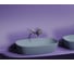 Умывальник-чаша накладная Ceramicanova Element овальная, цвет серо-голубой матовый, 600х380х138 мм CN6049MHL 4
