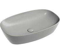 Умывальник-чаша накладная Ceramicanova Element овальная, цвет антрацит матовый, 600х380х138 мм CN6049MH