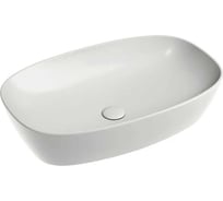 Умывальник-чаша накладная Ceramicanova Element овальная, цвет серый матовый, 600х380х138 мм CN6049MSG