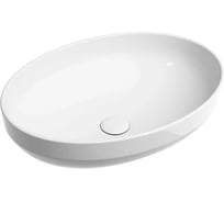 Умывальник-чаша накладная Ceramicanova Element овальная, 502х363х145 мм CN6056