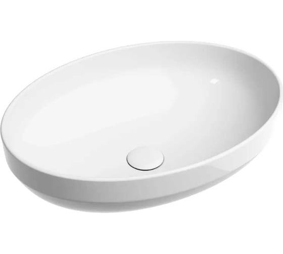 Умывальник-чаша накладная Ceramicanova Element овальная, 502х363х145 мм CN6056