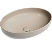 Умывальник-чаша накладная Ceramicanova Element овальная, цвет капучино матовый, 502х363х145 мм CN6056MC