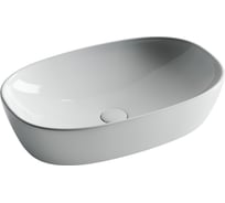 Умывальник-чаша накладная Ceramicanova Element овальная, 600х380х140 мм CN5039