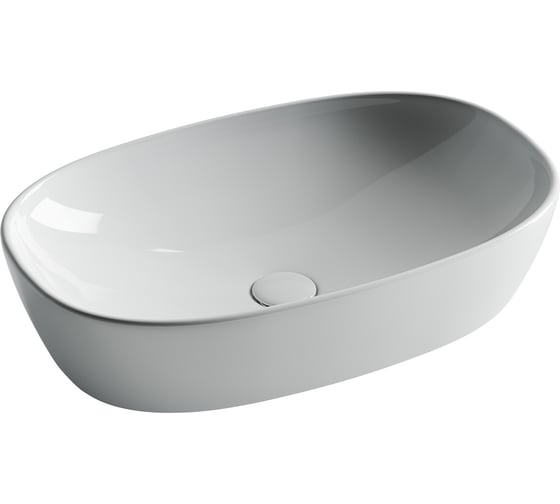 Умывальник-чаша накладная Ceramicanova Element овальная, 600х380х140 мм CN5039