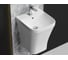 Раковина моноблок подвесная Ceramicanova DION с отверстием под смеситель, со сливом переливом CN6067 2