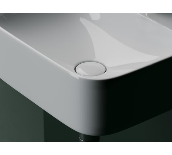 Умывальник Ceramicanova AURA с 1 отверстием для смесителя, без перелива 430_390_135мм CN2005
