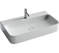 Умывальник Ceramicanova AURA с 1 отверстием для смесителя, без перелива 800_470_135мм CN2006