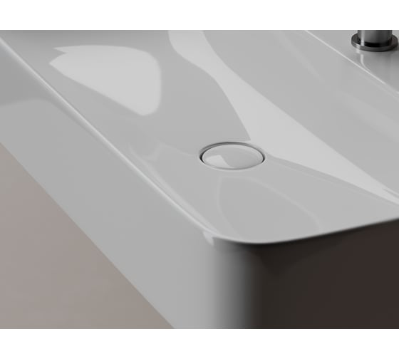 Умывальник Ceramicanova AURA с 1 отверстием для смесителя, без перелива 800_470_135мм CN2006