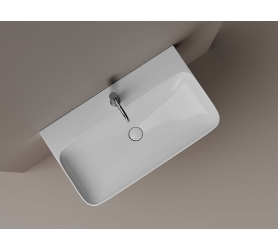 Умывальник Ceramicanova AURA с 1 отверстием для смесителя, без перелива 800_470_135мм CN2006