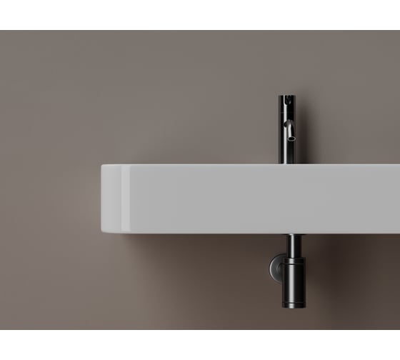 Умывальник Ceramicanova AURA с 1 отверстием для смесителя, без перелива 800_470_135мм CN2006