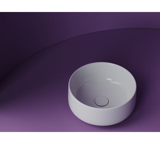Накладная чаша умывальник Ceramicanova Element круглая 355_355_150мм CN5047