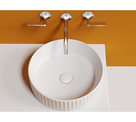 Накладная чаша умывальник Ceramicanova Element круглая 360_360_115мм CN6057