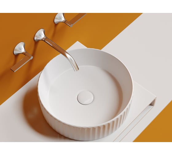 Накладная чаша умывальник Ceramicanova Element круглая 360_360_115мм CN6057
