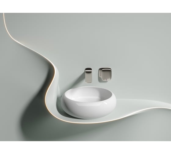 Накладная чаша умывальник Ceramicanova Element круглая 360_360_120мм CN6050