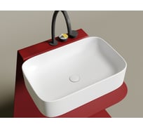 Накладная чаша умывальник Ceramicanova Element прямоугольная (цвет белый матовый) 605_380_150мм CN6053MW