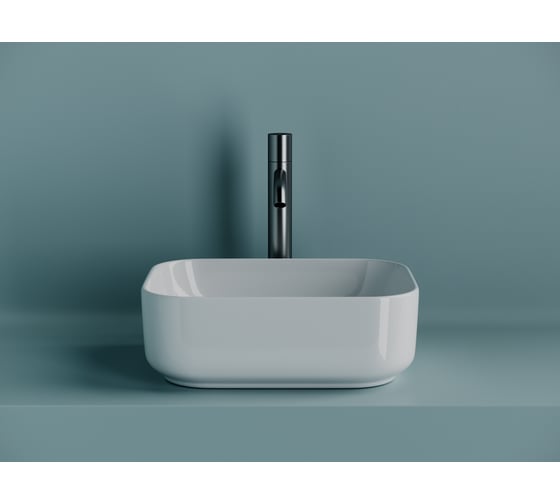 Накладная чаша умывальник Ceramicanova Element прямоугольная 400_305_140мм CN5042