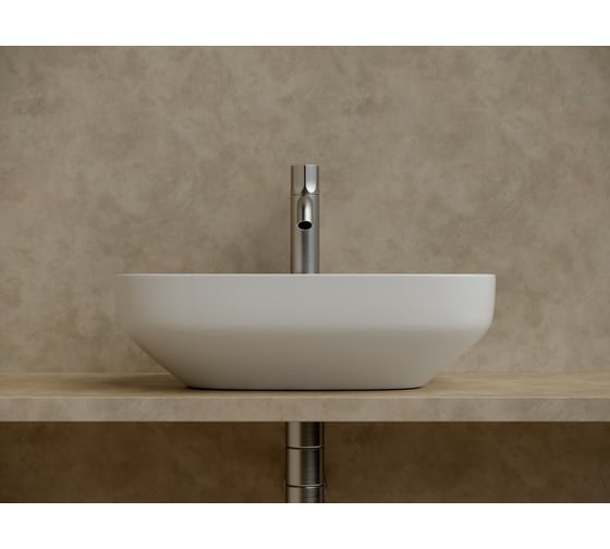 Накладная чаша умывальник Ceramicanova Element прямоугольная 500_380_150мм CN5031