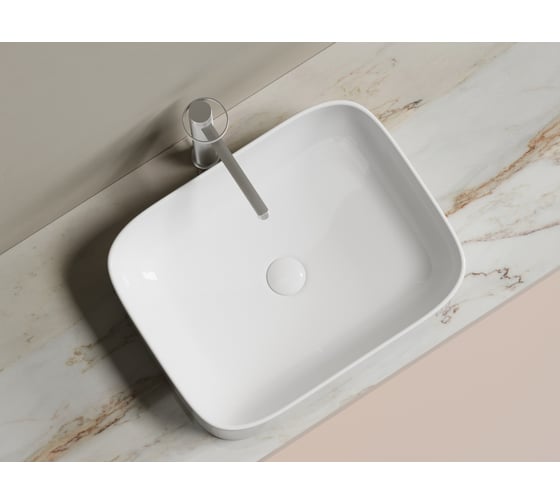 Накладная чаша умывальник Ceramicanova Element прямоугольная 505_380_150мм CN6052 1