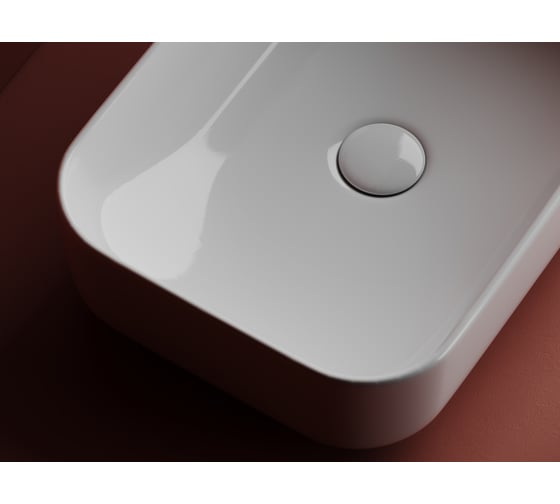 Накладная чаша умывальник Ceramicanova Element прямоугольная 510_340_140мм CN5043