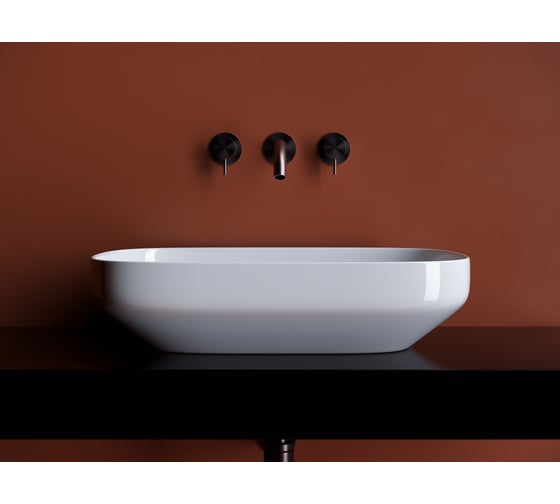 Накладная чаша умывальник Ceramicanova Element прямоугольная 600_380_150мм CN5030