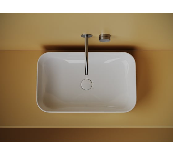 Накладная чаша умывальник Ceramicanova Element прямоугольная 605_375_145мм CN5044