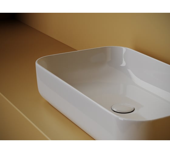 Накладная чаша умывальник Ceramicanova Element прямоугольная 605_375_145мм CN5044