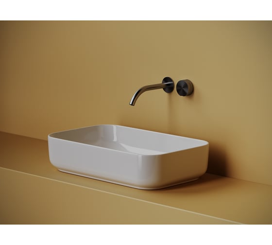 Накладная чаша умывальник Ceramicanova Element прямоугольная 605_375_145мм CN5044