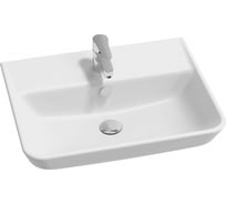 Раковина JACOB DELAFON EGD112-00 60x48 с отверстием для смесителя, слив перелив белый 00000060560