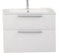 Комплект тумба с раковиной GARDA ARONA 60 с раковиной Quadro 60 белый матовый AR-T60W
