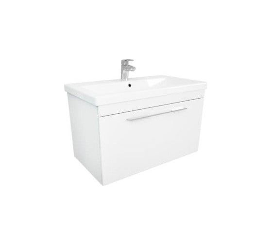Тумба с ящиком GARDA DELLA 70 с раковиной Sanita Luxe Next 70 белый DL-T70W 1