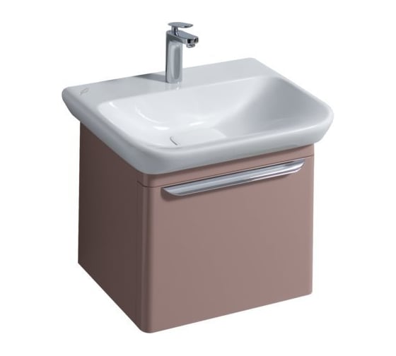 Раковина GEBERIT myDay 600x480 мм, с покрытием KeraTect, белый Alpin 125460600 00000050425