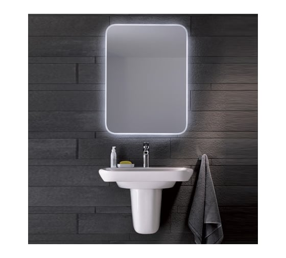 Раковина GEBERIT myDay 600x480 мм, с покрытием KeraTect, белый Alpin 125460600 00000050425