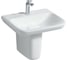 Раковина GEBERIT myDay 650x480 мм, с покрытием KeraTect, белый Alpin 125465600 00000051101 1