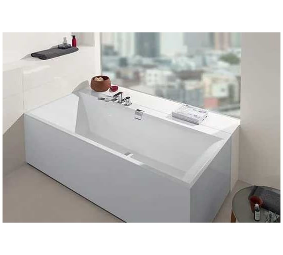 Ванна квариловая Villeroy & Boch Squaro 1694x744 мм, с ножками UBQ170SQS2V-01 00336473