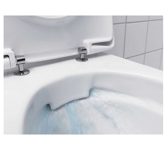 Чаша напольного унитаза GEBERIT iCon Rimfree безободковый 200460000 00000045306