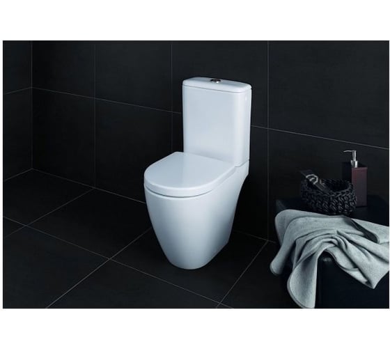 Чаша напольного унитаза GEBERIT iCon Rimfree безободковый 200460000 00000045306