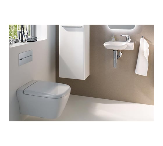 Подвесной унитаз GEBERIT myDay Rimfree с покрытием KeraTect, белый Alpin 201460600 00000050424
