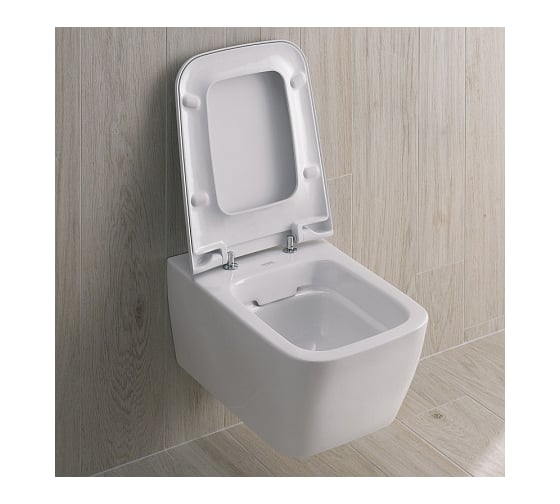 Подвесной унитаз GEBERIT iCon Square Rimfree безободковый, 6л, глубина 540 мм 201950000 00068185