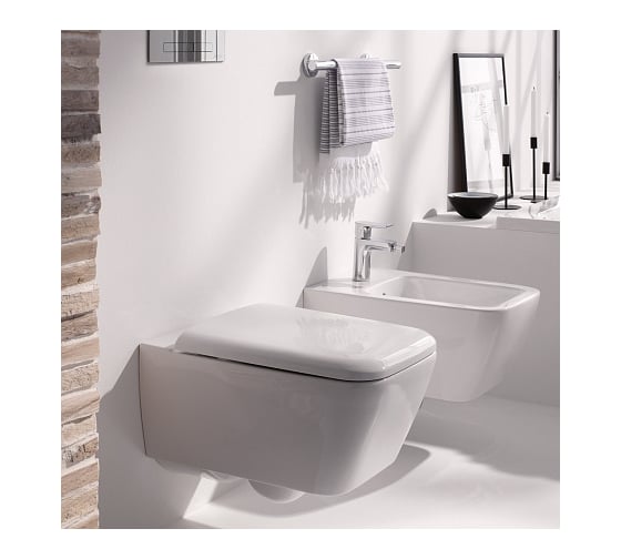 Подвесной унитаз GEBERIT iCon Square Rimfree безободковый, 6л, глубина 540 мм 201950000 00068185
