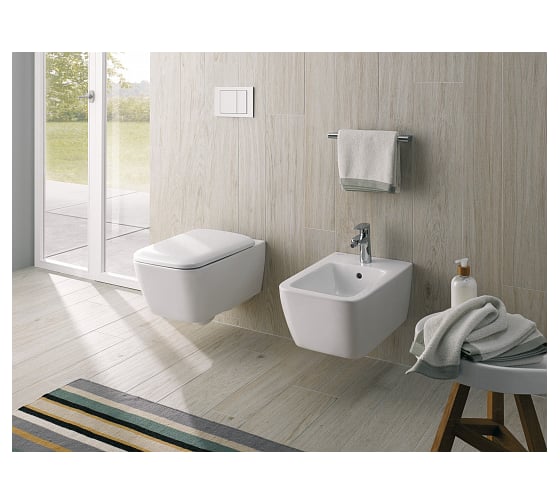 Подвесной унитаз GEBERIT iCon Square Rimfree безободковый, 6л, глубина 540 мм 201950000 00068185