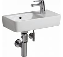 Раковина GEBERIT Renova Compact полочка справа, с отверстием под смеситель 276250000 00000044656