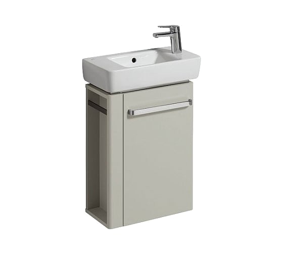 Раковина GEBERIT Renova Compact полочка справа, с отверстием под смеситель 276250000 00000044656