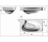 Раковина RAVAL Bio 40 Белая Bio.08.40/W 3